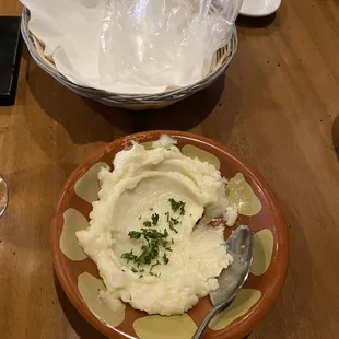 Strong garlic, bread is not warmed, still tasty.