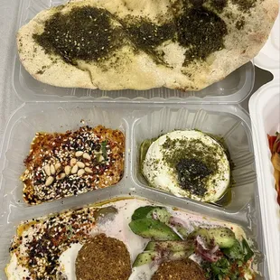 Samir's Hand Kneaded Bread, Mezze Sampler