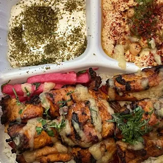 Chicken Shish Tawook Plate