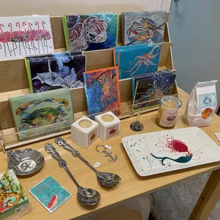 Kim Rody greeting cards plus nautical gifts.