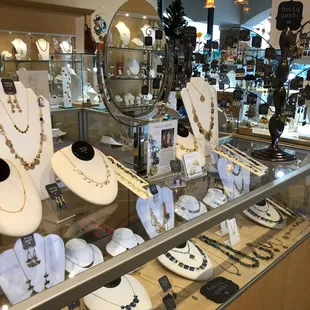 A large selection of handcrafted jewelry from Holly Yashi.