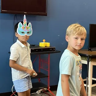 After school kids in the playroom.