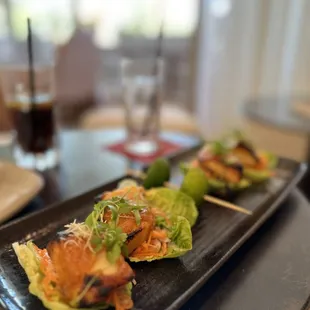 Sea bass lettuce cups. 10/10