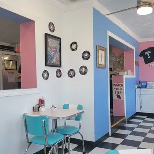 Inside front of Bel-Aire Pancake House