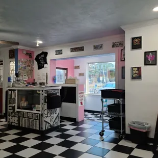 Inside Bel Aire Pancake House