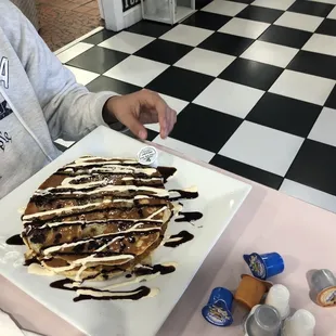 Banana Walnut Pancakes