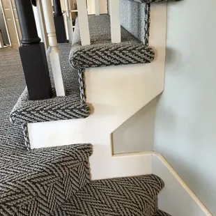 stair treads and carpeting