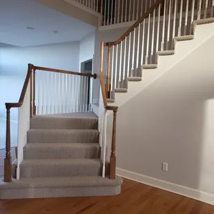 a staircase in a home