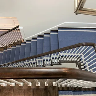 a view of a staircase