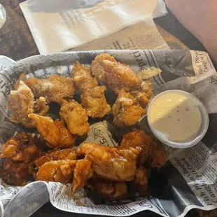 Boneless wings