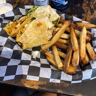 Buffalo chicken wrap