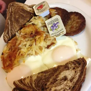 a plate of food
