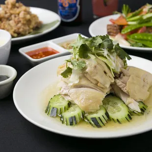 Half Hainan Chicken