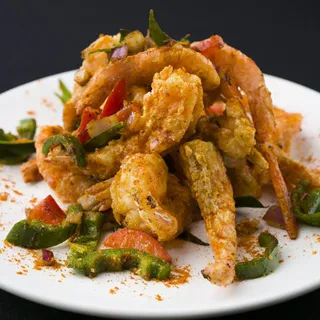 Crispy Curry Leaf Shrimp