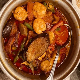 Claypot Curry Shrimp