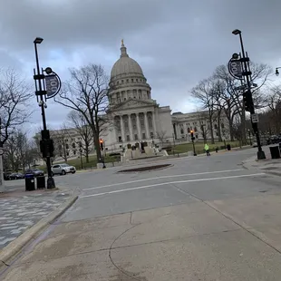 Steps from the capitol
