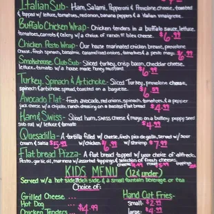 Deli Menu