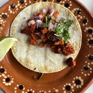 Single pastor taco