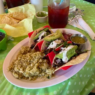 Single portobello taco