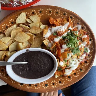 #7. Vegan Chilaquiles Plate