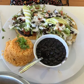 #7. Tinga Tostada Plate
