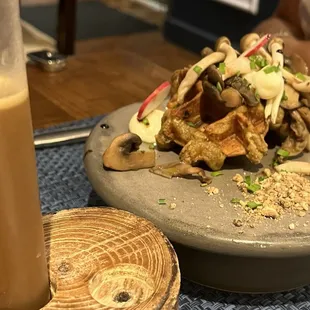 Mushroom waffle