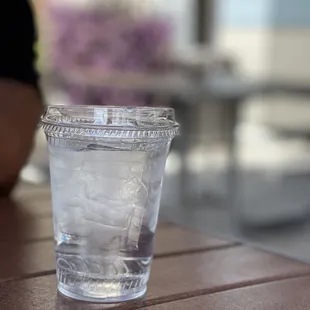 Crush,  crisp, cucumber infused water