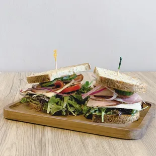 Black Forest ham sandwich