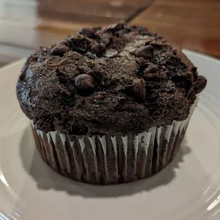 Chocolate muffin. Very sweet. 2/4/24