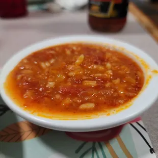 Side of Hot Sauce (rice). Really delicious!