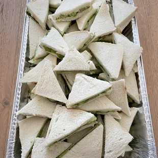 Cucumber sandwiches