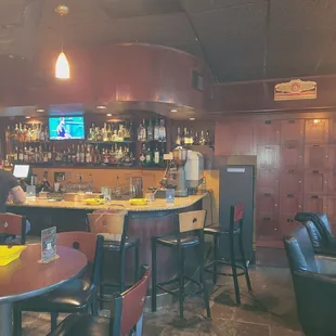 a man sitting at the bar