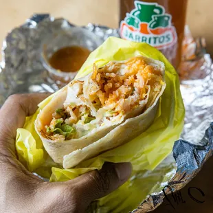 (Grilled) Fish burrito - yum!