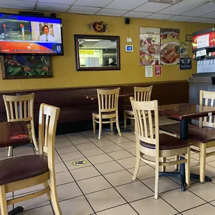 the interior of a restaurant