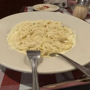 Spaghetti with Alfredo