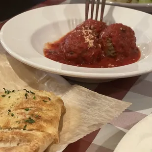 Meatballs and their bread