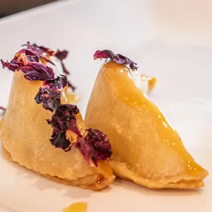 a close up of a dessert