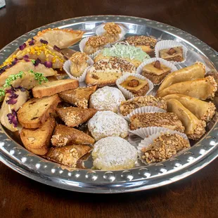Plate Of Happiness Mix of Almond Moroccan Pastry