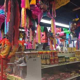 a view of the food section