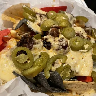 Brisket nachos