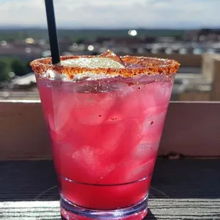 Prickly pear margarita