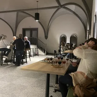 View of upstairs balcony (drinks only, no food service)