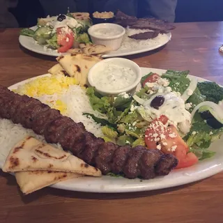 Ground Beef Kabob Lunch Special