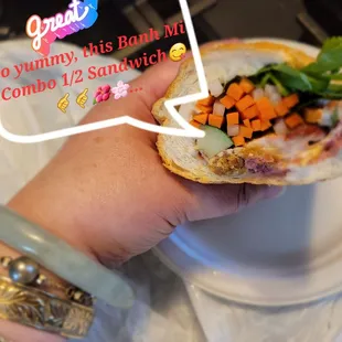 @Bella Banh Mi Cafe 8/3/2022. Hubby &amp; I both tried their *Saigon Special* Sandwich today. It&apos;s a very tasty Banh Mi Sandwich, ONO!!