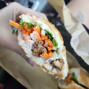 BBQ Chicken Banh Mi