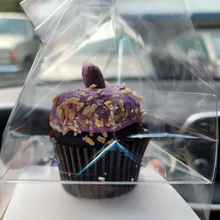 Triple Ube Cupcake