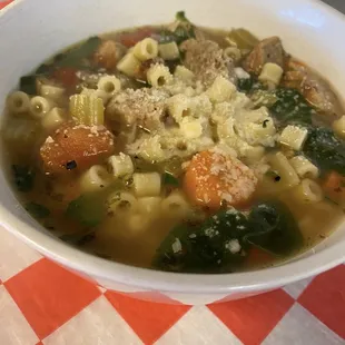 a bowl of soup