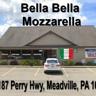 the front of a restaurant