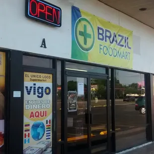 the outside of the store