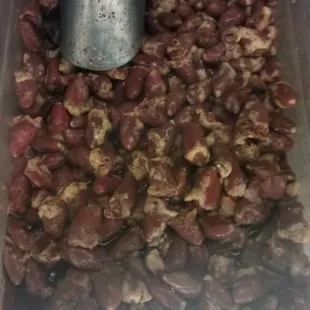 Boon's fav. Chicken hearts.